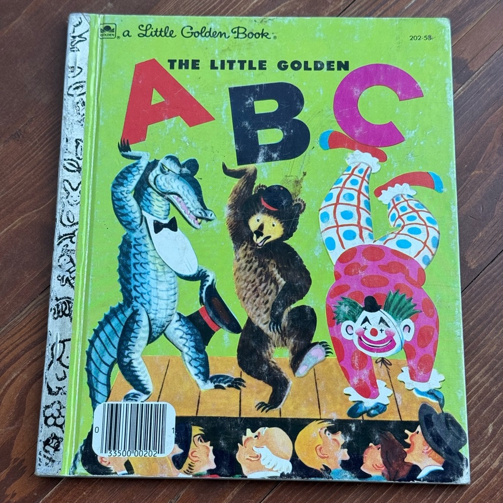 ABC Vintage A Golden Book c1951 Children’s Alphabet Learning Book